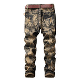 Men's ripped vintage jeans